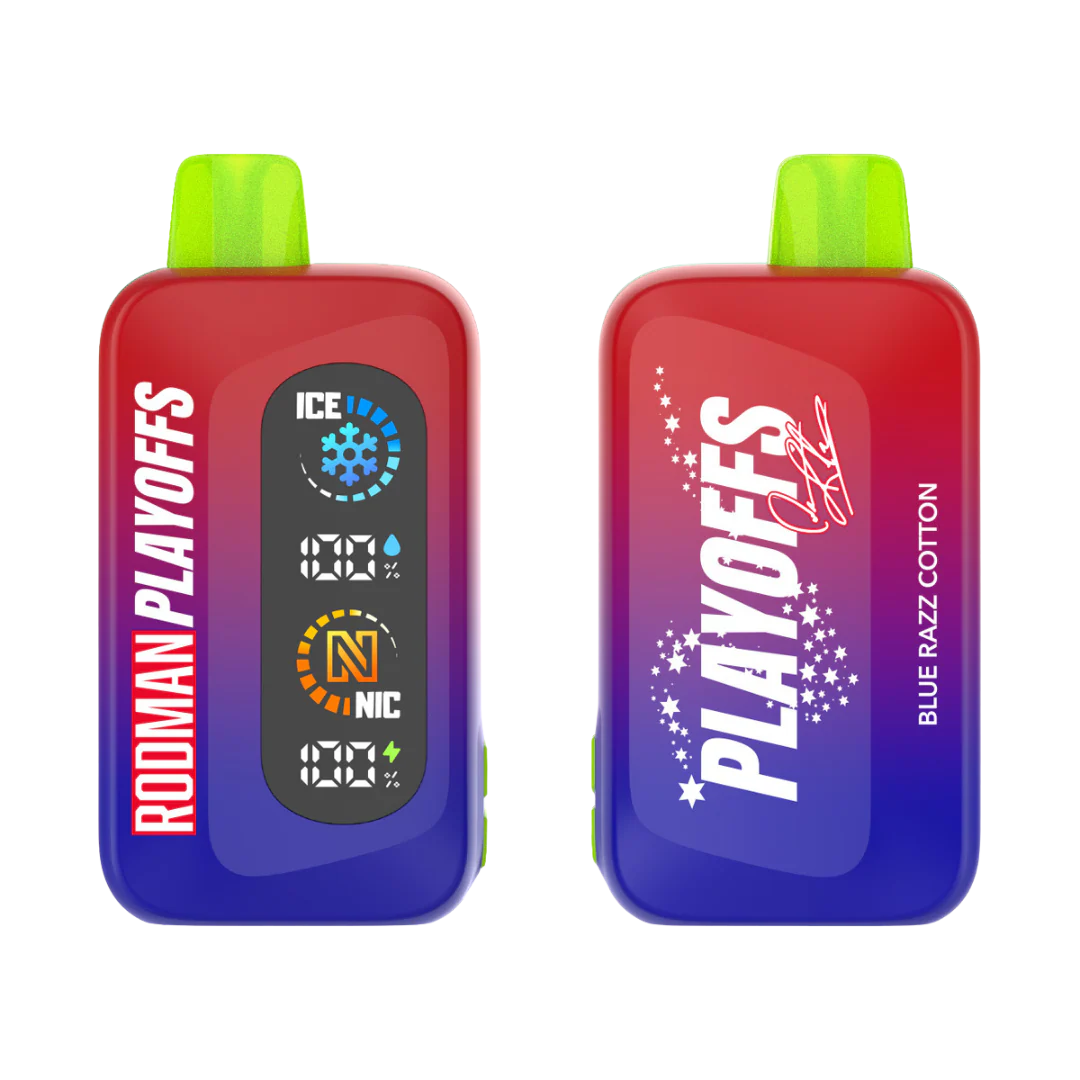Blue Razz Cotton Candy RODMAN Playoffs 50K Puffs Disposable Vape