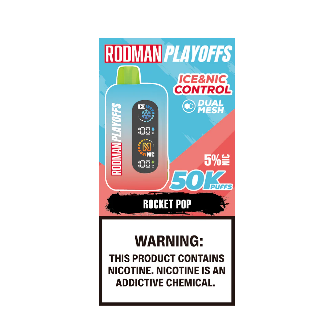 Rocket Pop RODMAN Playoffs 50K Puffs Disposable Vape - Image 2